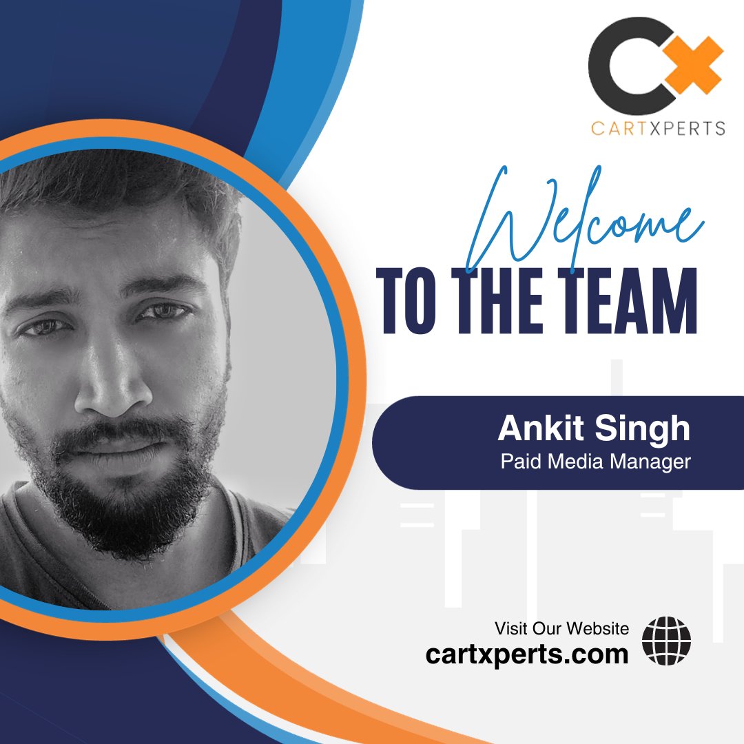 infocartxperts's tweet image. Thrilled to welcome our newest team member! Join us in extending a warm welcome to Ankit Singh - the latest addition to our incredible family. We believe in growing together and fostering a culture of collaboration, innovation, and success. 
#CartXperts #teamwork