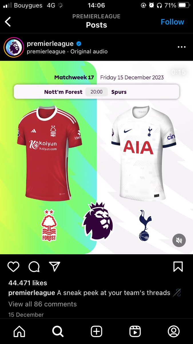 Premier league official accounts both IG / X are no longer systematically posting every matchweek kits combination ahead. Last one below was posted mw17. Social media 🤝 Referee mistakes. Can you explain @premierleague @kit_geek ??