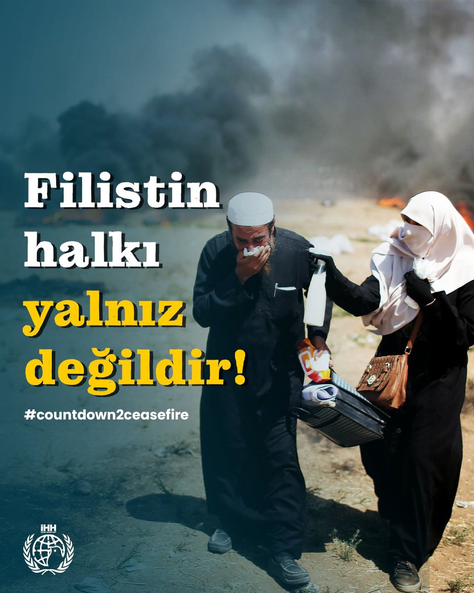 Filistin halkı yalnız değildir!

#countdown2ceasefire