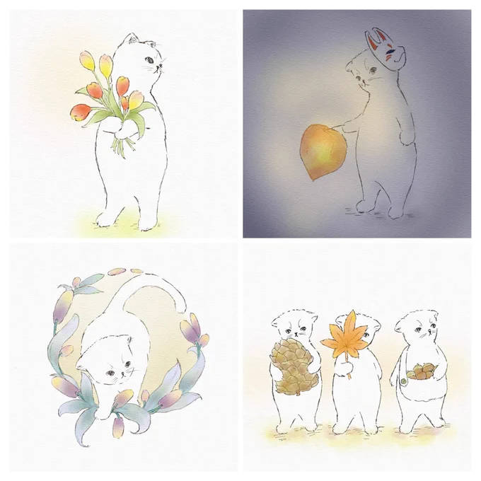 #2023年自分が選ぶ今年の4枚 
#今年も残りわずかなのでお気に入りの4枚を貼る 
今年もたくさんの猫たちを、見ていただいてありがとうございます🙇🐱 
