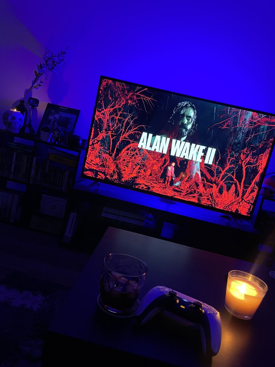 I’m honestly loving Alan Wake II so much. 

But those ‘jumpscares’ if you’ve played. You know. Makes it so uneasy to play whilst living alone 😅