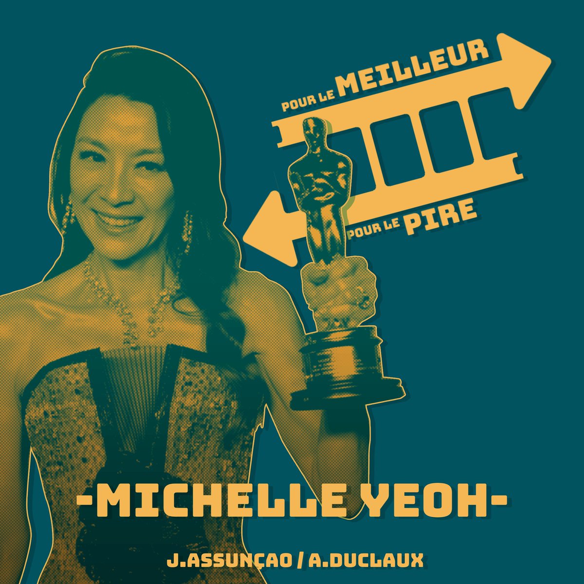 PMPP_pod's tweet photo. Tour à tour actrice de films aux scènes de combat très stylées visuellement avec Tigre et Dragons ou d'un film aux effets numériques beaucoup moins stylés avec Le Talisman, notre épisode sur Michelle Yeoh est disponible ! https://t.co/zt3QnbuUe6 https://t.co/NcVpnwqWmB