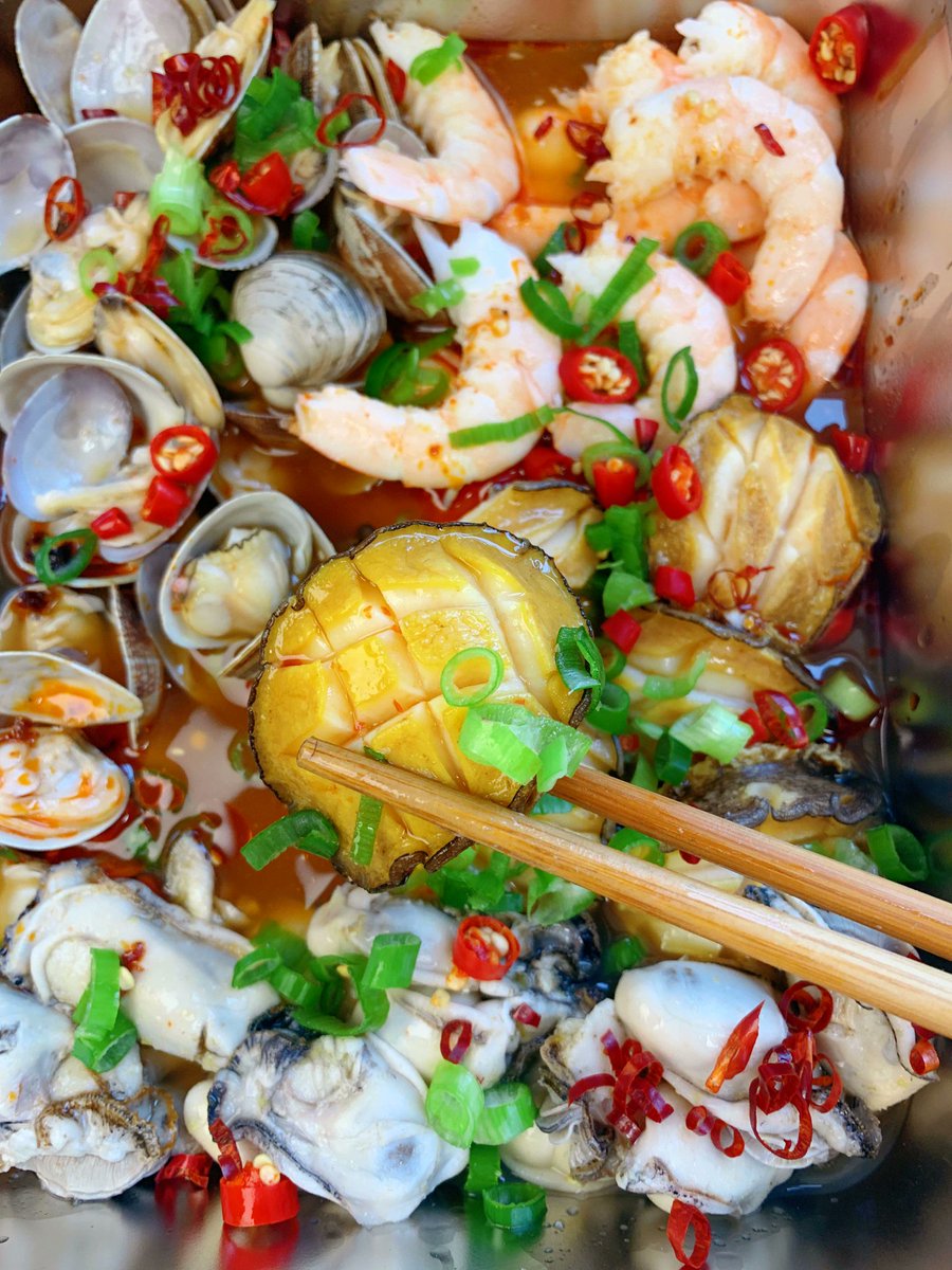 I like  sea food for lunch 😍😋