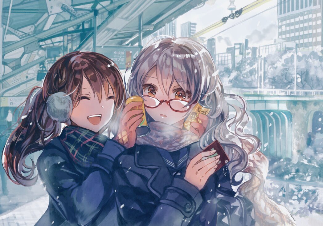 「中央線沿線少女総集編に入る絵❹やっと東京から高尾間が揃いました!【コミケ両日持ち」|rioka⭐️5月コミティアとコミ1のイラスト