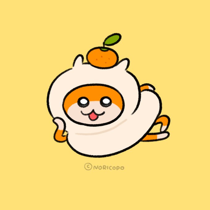 「鏡餅 オレンジ」のTwitter画像/イラスト(新着)