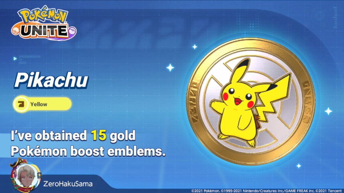 ZeroHakuMen's tweet photo. #PokemonUNITE #NintendoSwitch https://t.co/6Q5Nfja9Zw