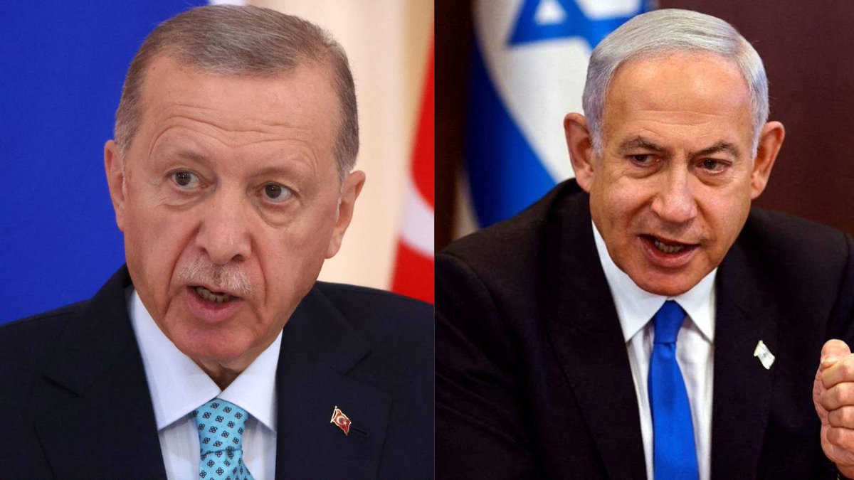 CerfiaFR's tweet photo. 🇮🇱🇹🇷 FLASH | "Benjamin #Netanyahou n'est pas différent d'Hitler", a déclaré le président turc, Recep Tayyip #Erdoğan. https://t.co/DyV7ZJ9UNx