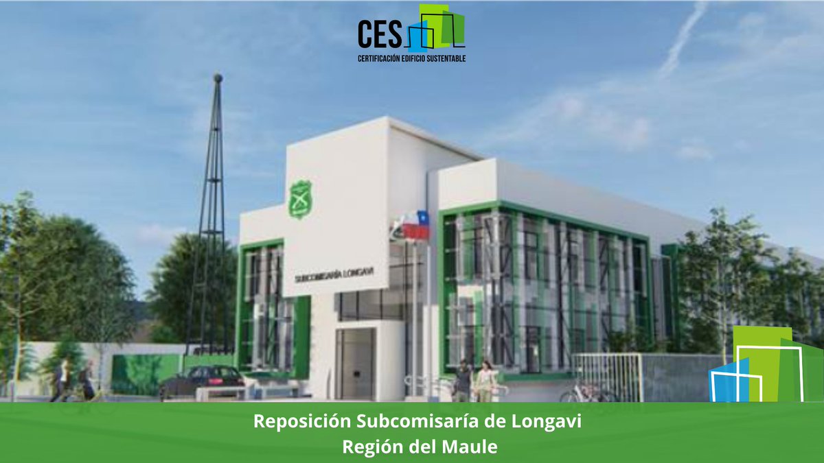 Carabineros de Chile ha certificado un nuevo edificio, se trata de la Reposición Subcomisaría de Longavi, de la Región del Maule, que obtuvo un 41,6% de reducción de consumo de agua.

Conoce al equipo encargado👉 certificacionsustentable.cl/reposicion-sub… 

 #CESustentable #ConstrucciónSustentable