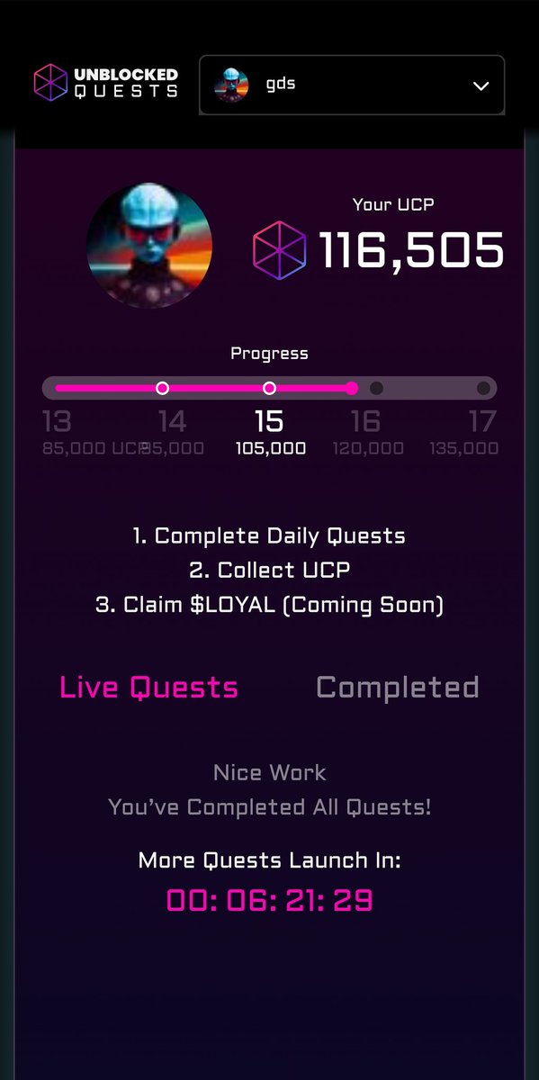 GDgalleries's tweet photo. Who else got 100k+ UCP already by questing daily at https://t.co/hZo7eXfN7q
Make sure to follow @onunblocked and join us on discord for a chance to win exclusive rewards π
https://t.co/QerndGMaDm
#Web3gaming #farming #Wednesday #Quest #web3community #web3Xmas #Xmas https://t.co/axE37xMFL7