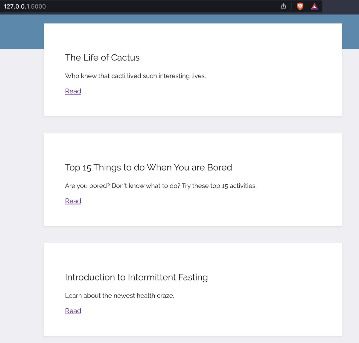 JoaoF_17's tweet image. Took a Christmas break but back again!
🐍 Day 50 of #100DaysOfCode:
Blog site with Flask!
Each post dynamically creates its own route as it's published. Interesting to see how Flask makes web development so fluid and intuitive!
Repo 👇👇
#FlaskDevelopment #Python #WebDev