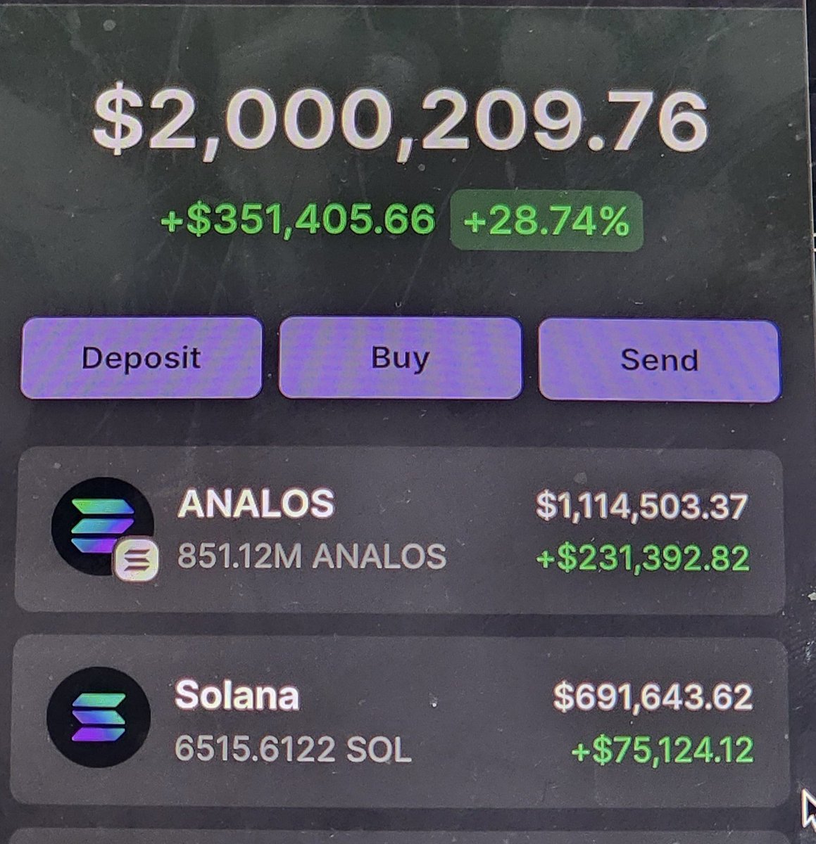 swapogwapo's tweet photo. You’ll receive 75,000,000

75,000,000 in $analos  to the first 4900 people who follows and retweets and turn on notifications 🔔

 Drop your $Sol wallet address https://t.co/jyPrZhTeoh