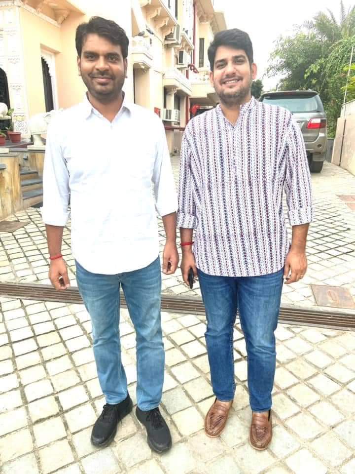 MukeshBhakar_'s tweet photo. मेरे छात्र राजनीति से संघर्ष के साथी छोटे भाई दीपक मेवाड़ा जी को जन्मदिन की हार्दिक बधाई एवं शुभकामनाएं। @Deepak_Mewara1 https://t.co/h7lsTKawRs