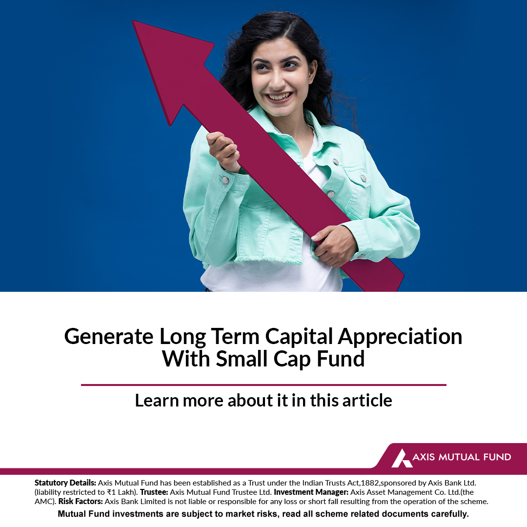 AxisMutualFund's tweet photo. In our latest article, explore the strategies and opportunities that make small cap funds, a catalyst for capital appreciation.
Read more: https://t.co/rrrf00Jmpa
#KnowledgeNuggets #MoneyPlex #SmallCap https://t.co/sikzKqTLF7