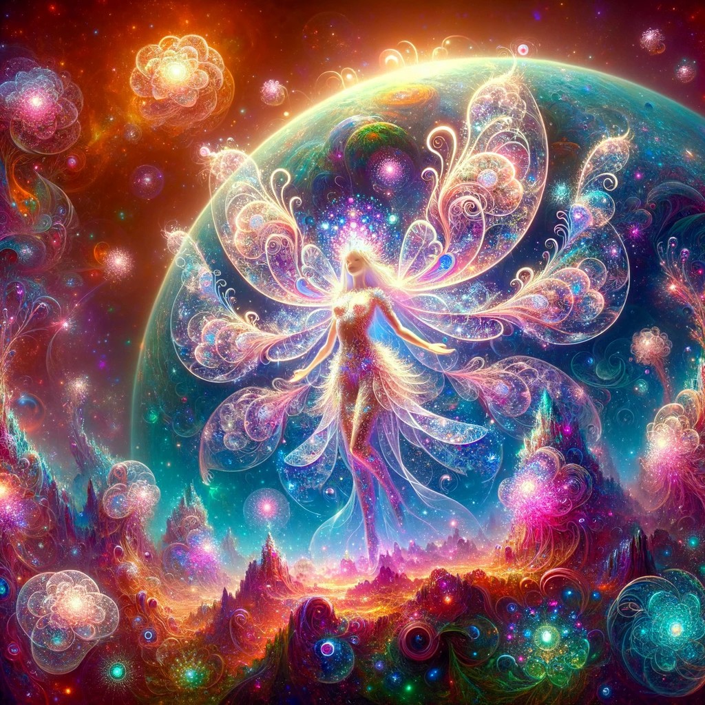 Melonkiwi_Kiwi's tweet photo. Prompt: The magical goddess with bodies like charming bixbite thunder mysteries and ethereals like twinkling stars, who communicated through colorful light patterns, with forms with delicate snowflakes made with Jeremejevite and supernova pride.
#goddess #jeremejevite #bixbite https://t.co/OhyPUn37hn