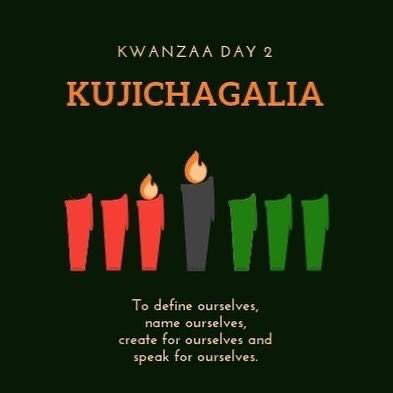 Day 2. Of #Kwanzaa Kujichagulia (meaning Self-determination) ❤️❤️🖤🖤💚💚