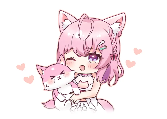 寒い日はぎゅっとするとあったかいね#こよりすけっち 
