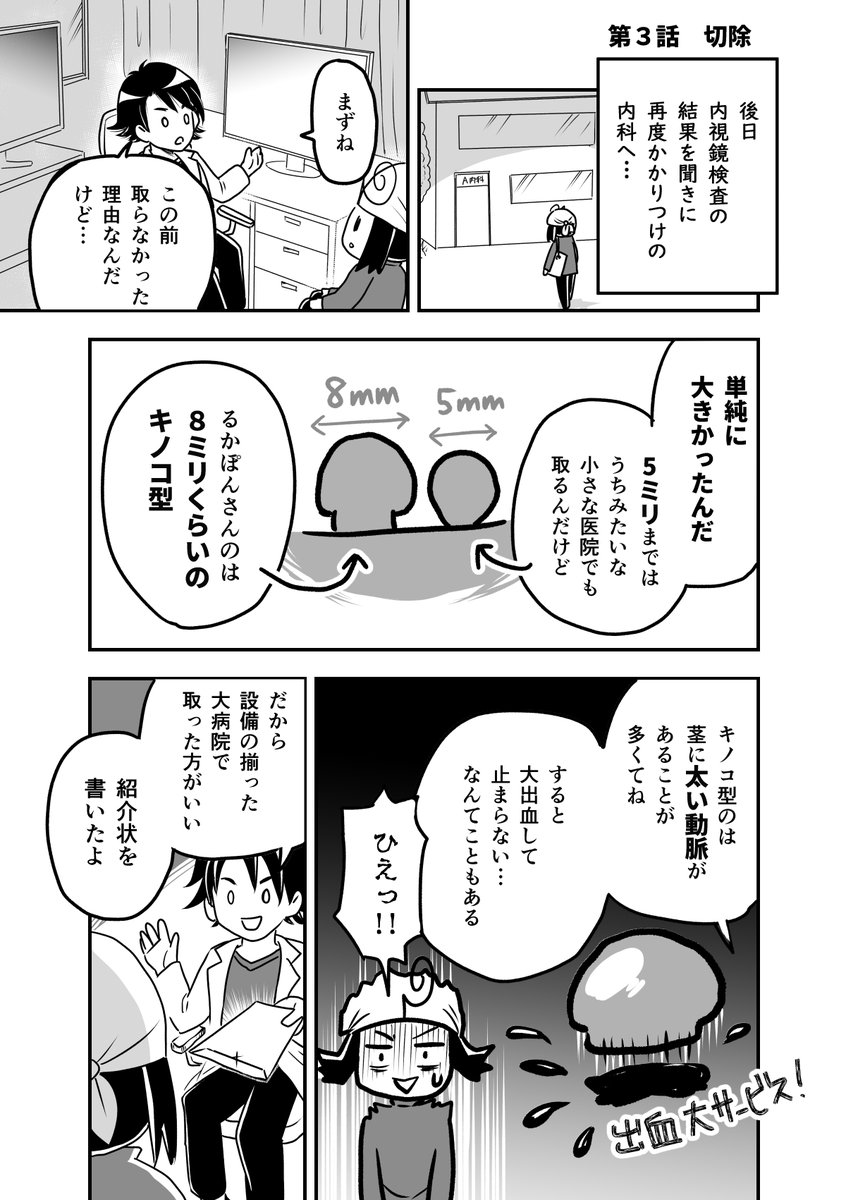 便検査が陽性だったのに再検査をしないで放置してたら、とんでもないことになっていた話(再掲)  第三話-1/3