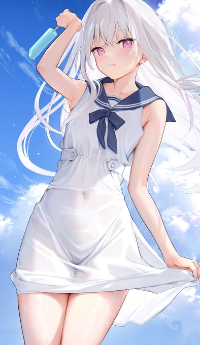 #今年も残りわずかなのでお気に入りの4枚を貼るこのへんかな～ 着衣を描いて見たり透けを描いて見たり肌見せに戻ってみたり。シチュエーションとしての一枚よりも、絵としての一枚を意識した絵に変わってきたかも。来年もがんばる 
