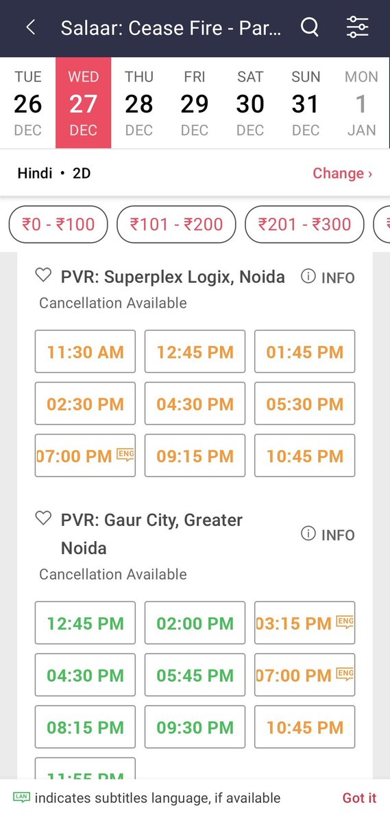 Same place, Same theatres, but shows are in fast filling mode with same pattern on different dates. #Salaar makers are just satisfy their ego #SalaarBoxOfficeScam SCAMMER SALAAR CRUSHED