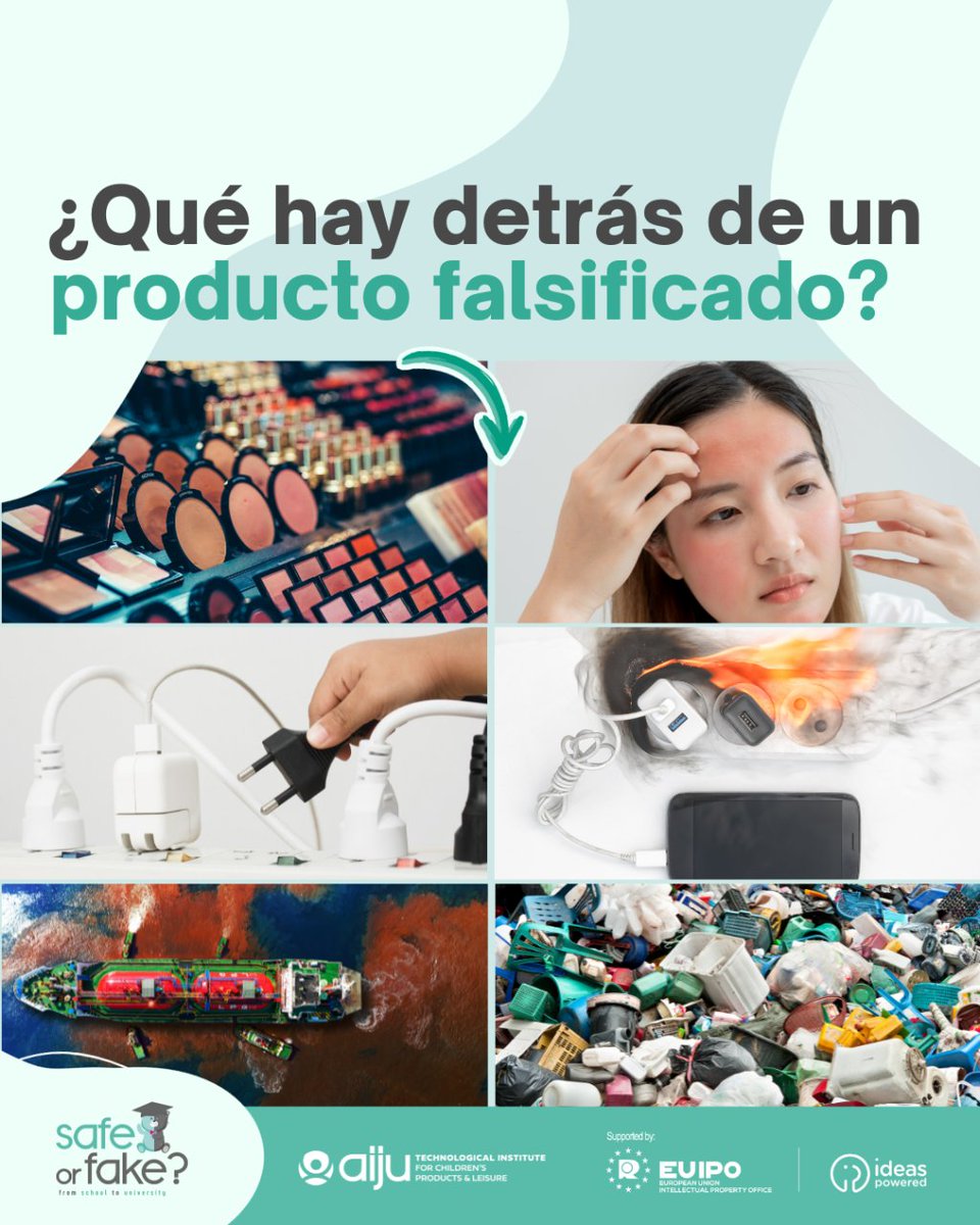 AIJU_Tecnologi's tweet photo. Esta Navidad, ¡cuidado con las falsificaciones! 🚫🎄
Descubre con #SAFEorFAKE los riesgos ocultos en productos baratos. Químicos peligrosos pueden dañar tu salud y el medio ambiente. Elige seguridad y calidad. 🎁
Entra en https://t.co/gKBXKWmS2W
@EU_IPO https://t.co/ep154uJw9Q