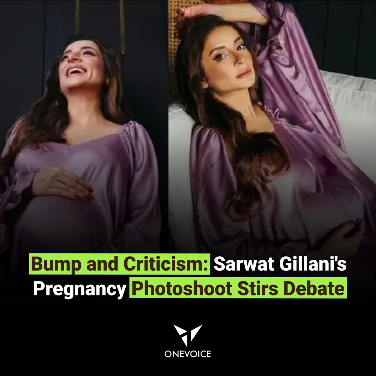 1Voicepk's tweet photo. The images from Sarwat Gillani’s pregnancy photoshoot went viral, drawing both accolades and condemnation. Social media users expressed their varied opinions by sharing and commenting on the actress’s pictures. 

#news #pakistan #actress #pregnancy #photoshoot https://t.co/19501epNnr