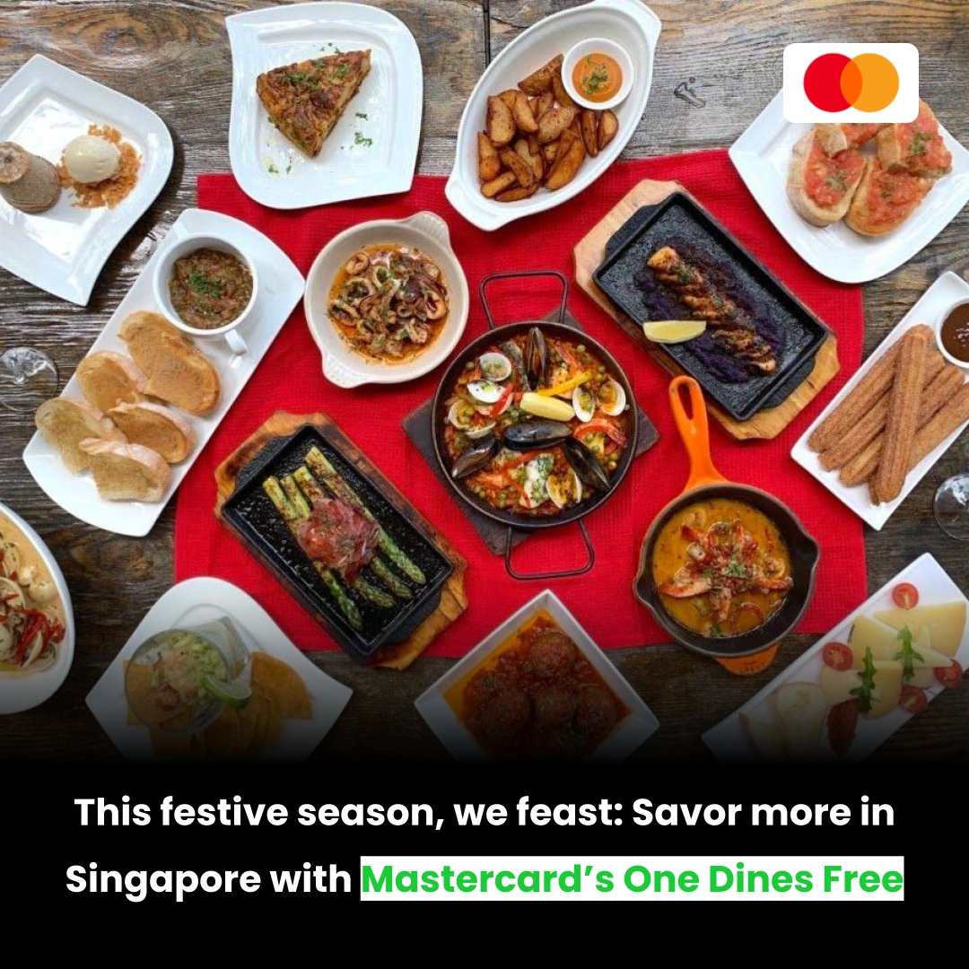 Treat yourself and your loved ones to a festive feast with One Dines Free with Mastercard. Enjoy a complimentary main course at some of the best restaurants in Singapore and Asia Pacific. #ad #Mastercard #OneDinesFree onedinesfree.com