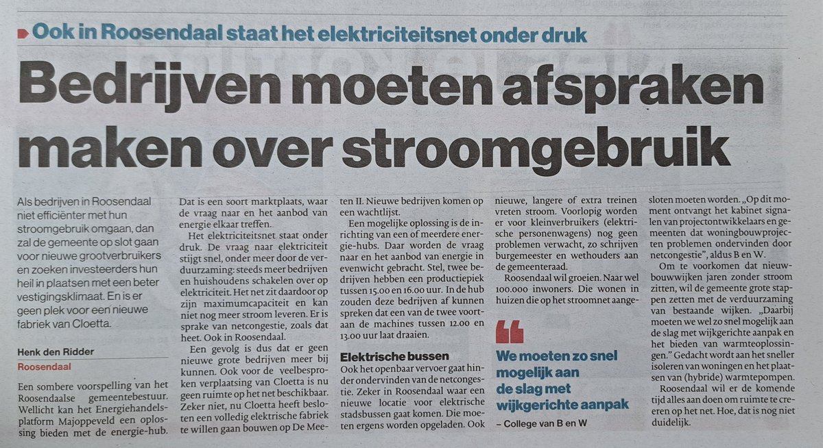 Adtesters's tweet image. Heel simpel @gem_roosendaal.

ELK nieuw te bouwen huis moet verplicht een 10 kW #accu laten plaatsen. Die kan laden als er stroom genoeg is en afgeven als er stroom tekort is.
Op de prijs van een huis is het niet veel extra.

De overheid moet zsm komen met subsidie.

#Roosendaal