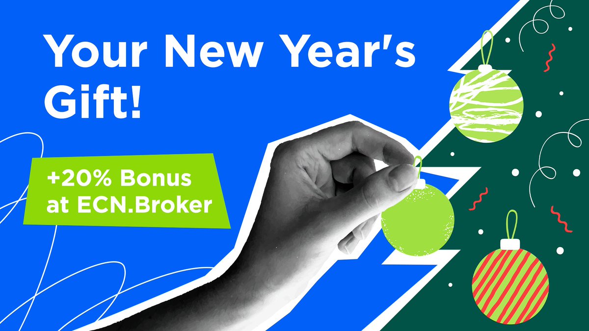 ecn_en's tweet photo. Your promo code for +20% bonus at https://t.co/In0PDaFvtc🎄
 
What's a new year without gifts? Get extra funds on your deposit and earn even more on your trades!
 
How to do it?
 
Simply fund your account with 500 USD or mor and contact https://t.co/In0PDaFvtc support with the promo code:
 
NEWYEAR
 
Now, an additional 20% will be added to your account replenishment within 48 hours.
 
🌟The promotion is valid until January 15.