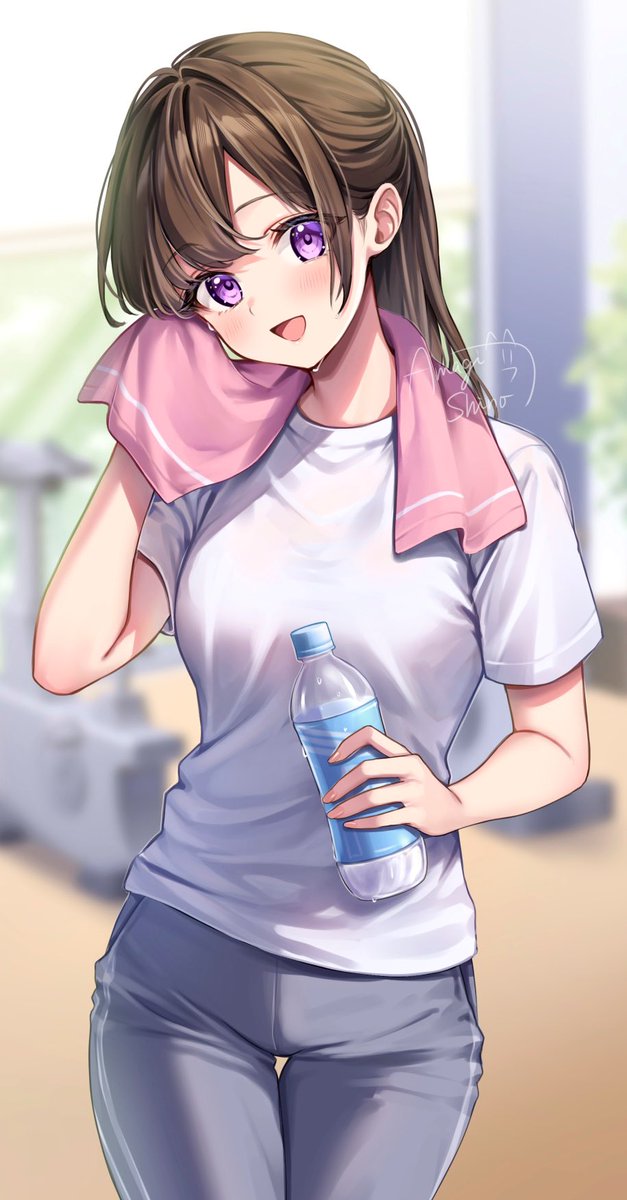 汗をかくと気持ちがいいですね！ #受付ちゃん日誌【47】