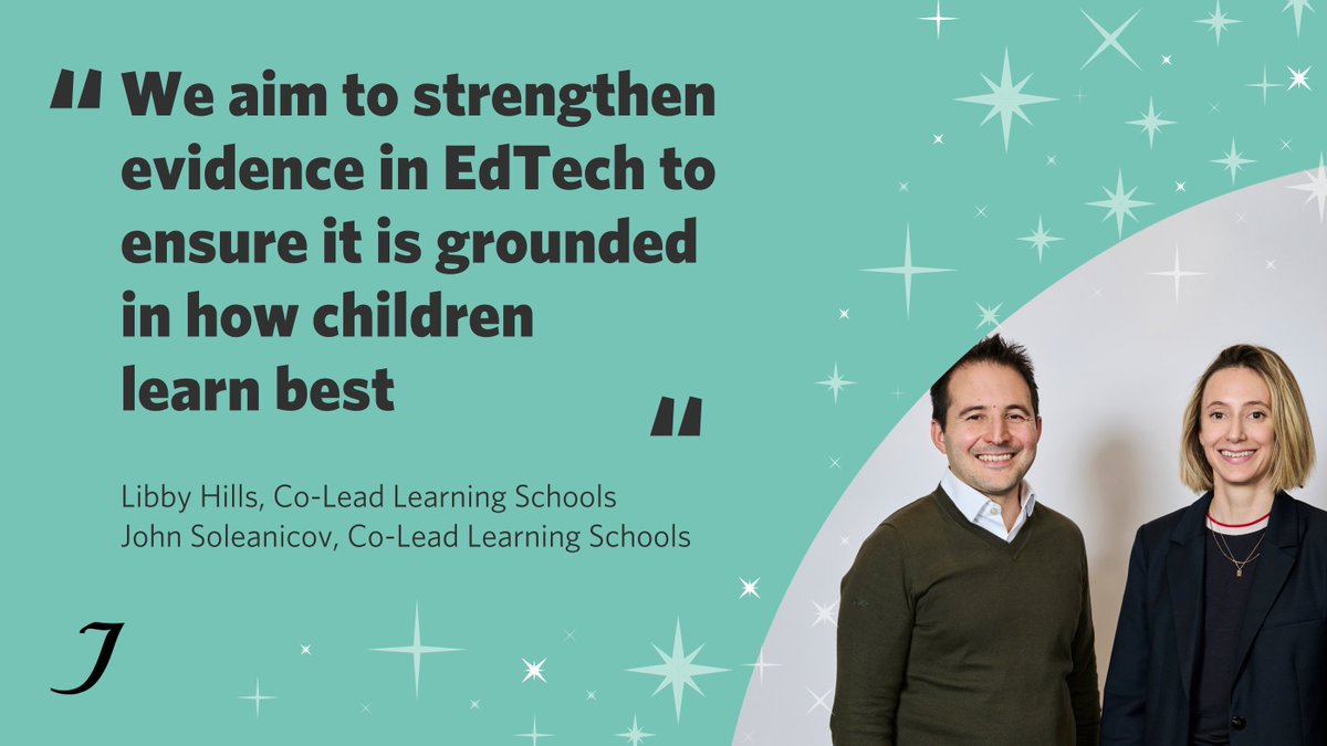 Happy Holidays! 🌟 @libbylhhills and @ionsol are the Co-Leads of the Learning Schools portfolio & work with schools, investors, and EdTech companies to ensure evidence is used effectively. Learn more about the EdTech Evidence Ecosystem: bit.ly/46IrDnv