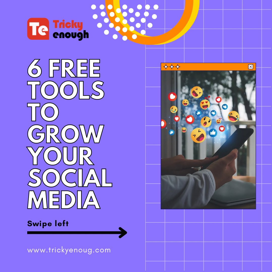 TrickyEnough1's tweet image. 6 free tools I use regularly to create content that grows my Social Media account

Have you used any of these tools for yourself before? Let me know in the comments 👇🏾

To learn about more AI tools for your different business activities, visit trickyenough.com

#socialmedi
