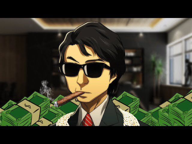 "Welcome to Tanaka's pimp service. You get bitches, I get riches."