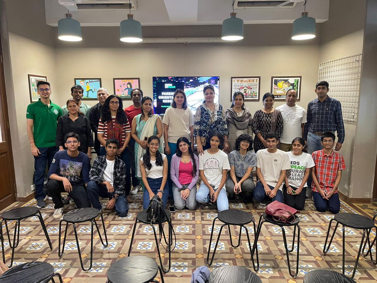 seedsofpeace_IN's tweet photo. Our Young Leaders cohort is all set and ready! We can't wait to kick off the New Year with this talented bunch in Dubai for our Mediation program. Look at these bright, expectant faces at our orientation session! ☺

#youngleadersprogram #youngleaders #meditation https://t.co/U6CaKV4wJL