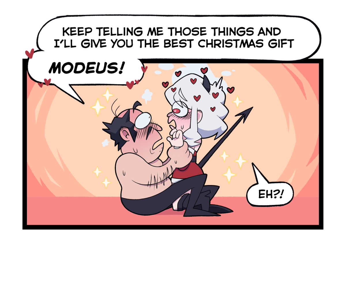PIZZATAKERGUY's tweet photo. Under the Mistletoe 🎄❤️✨

#pizzatower #Helltaker #pizzataker https://t.co/oCbBNHK2Q9