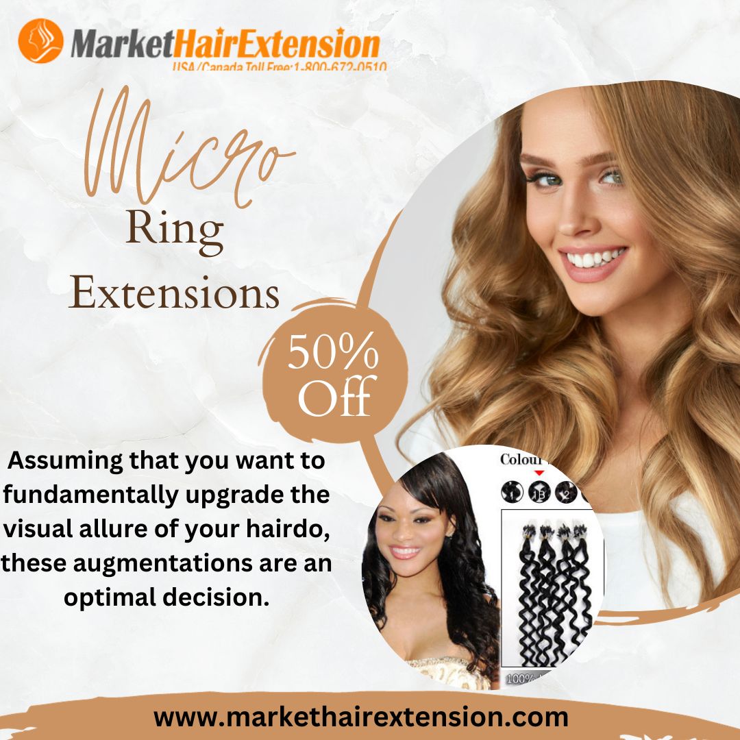 MHairextension's tweet image. 22 inch Micro Ring Extensions

The 22-inch miniature ring extensions stand out as a unique advantage in the continually developing universe of hair augmentations, adding volume and length to your braids.
Reach Us At: markethairextension.com/micro-loop-hai…
#microringextensions #extensions #USA