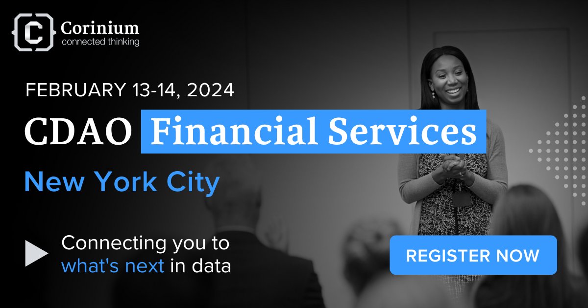 Unlocking the Future of Data &amp; Analytics: Join the Chief Data &amp; Analytics Officer (CDAO), Financial Services, in New York City on February 13-14, 2024! 🤑💸💰
#CDAOFS #cDAO #CDAO2024 #corinium
fxmag.com/forex/unlockin…