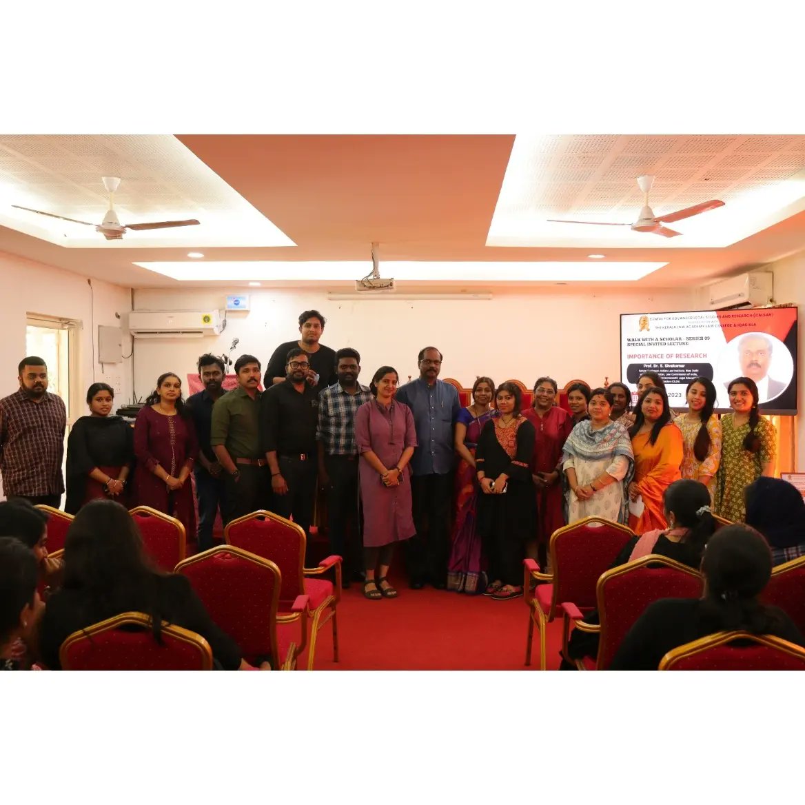 KeralaLaw's tweet photo. Walk With A Scholar -
 Special Invited Lecture: Series 9
Topic:
IMPORTANCE OF RESEARCH
By, 
Prof. Dr. S. Sivakumar
Senior Professor, Indian Law Institute, New Delhi and Former Member, Law Commission of India, President of the Commonwealth Legal Education Association (CLEA) https://t.co/nhzVTSAKIg