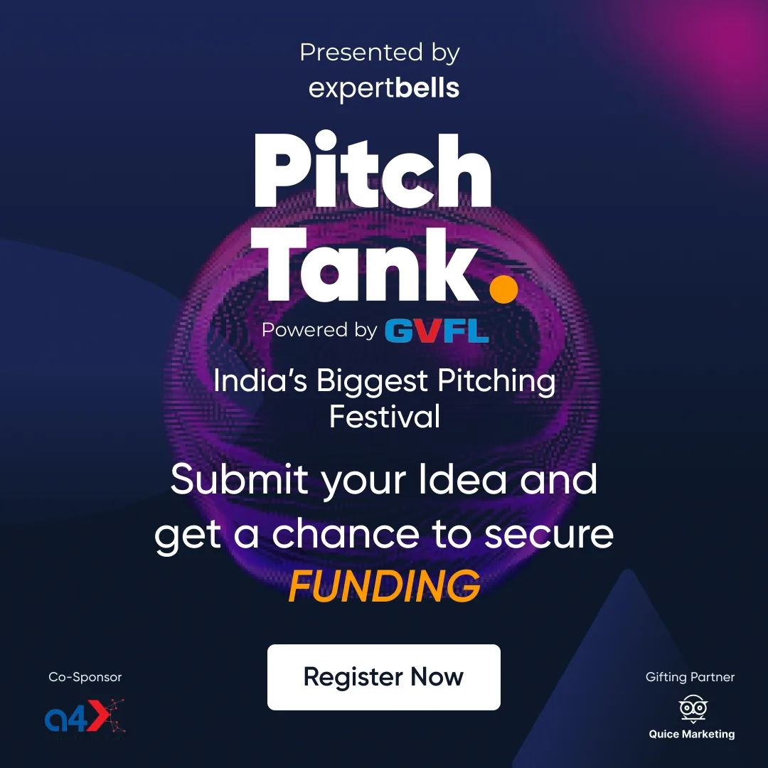 Expertbells is organizing India's biggest pitching event: Pitch Tank. Here you can present your idea in front of investors, and earn gifts and cash prizes! Don't miss out on this incredible opportunity! 

Link in the Bio!
.
.
#expertbells #pitchtank #startup #gvfl #quicemarketing