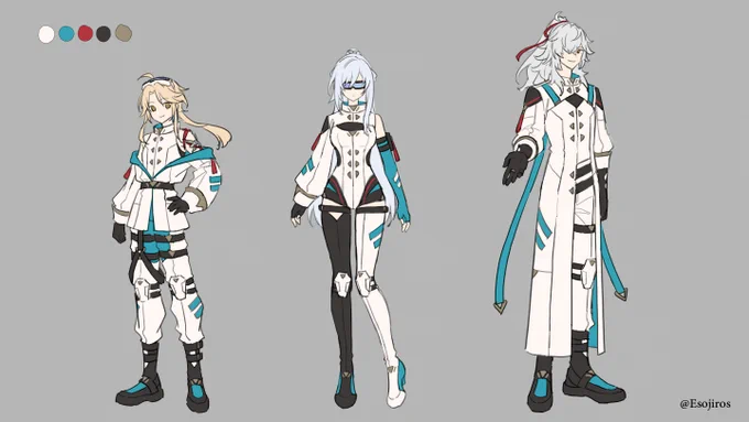 Costume & Spaceship Design Rough 