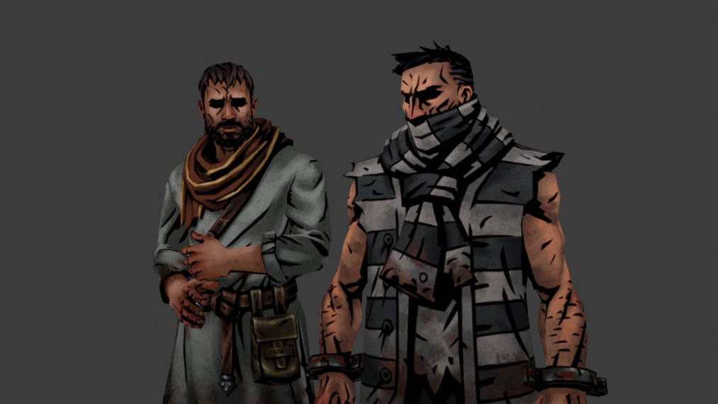 okay something a bit more wholesome: Origin Rey and Dismas :)