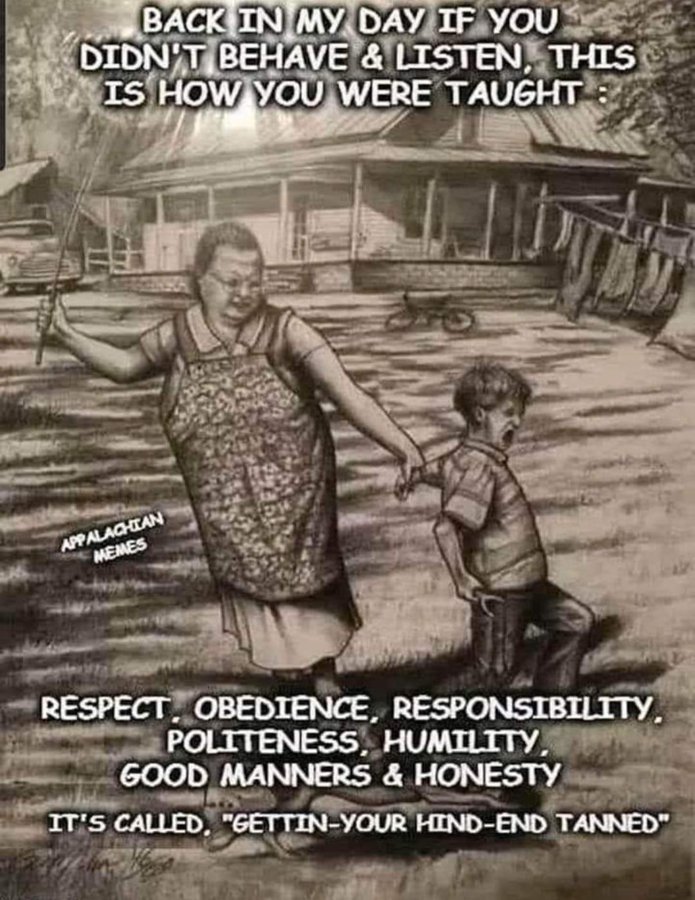 <a href="/johnrich/">John Rich🇺🇸</a> Well, I can say I've had five of them on my backside before.  Thank goodness for good parenting.