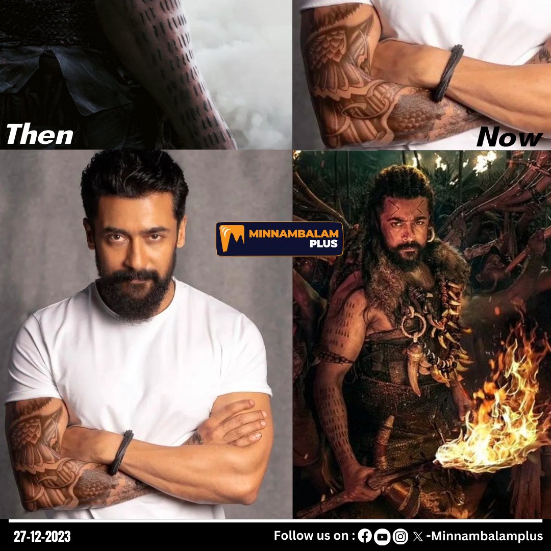 Suriya😎New Tattoo 🔥

@Suriya_offl 

#Minnambalamplus #suriya #Kanguva #Suriya43 #ISPL #Street2Stadium #StreetCricket #TamilNadu #TeamChennai #tamilcinema