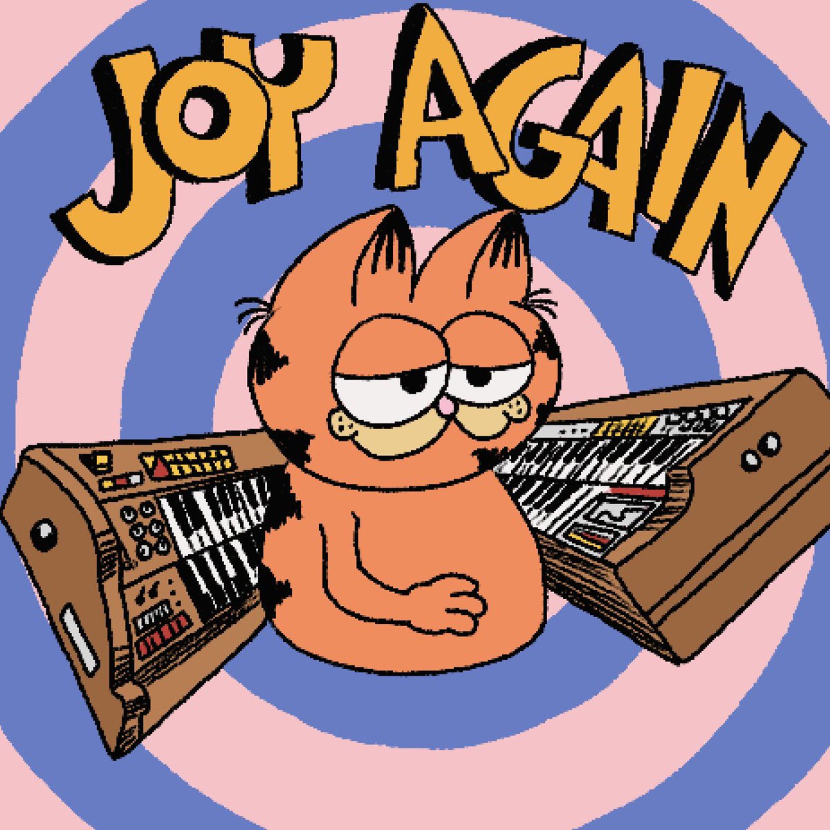 dalsaster's tweet photo. you’re crazy if you think i was gonna freehand the synths… yes i traced it idgaf i drew garf myself tho and thats the point of this whole thing ☆ #garfield #joyagain https://t.co/lfDrLCbQHS