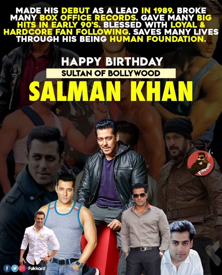 Iam_shaon's tweet photo. The Biggest Iconic Hero of Hindi Cinema World, The Romance Icon, The Dialogue icon, The Action icon, The Fitness Icon, The Man the myth the legend, Megastar #SalmanKhan 

#HappyBirthdaySalmanKhan https://t.co/pgXKZ3mbAY
