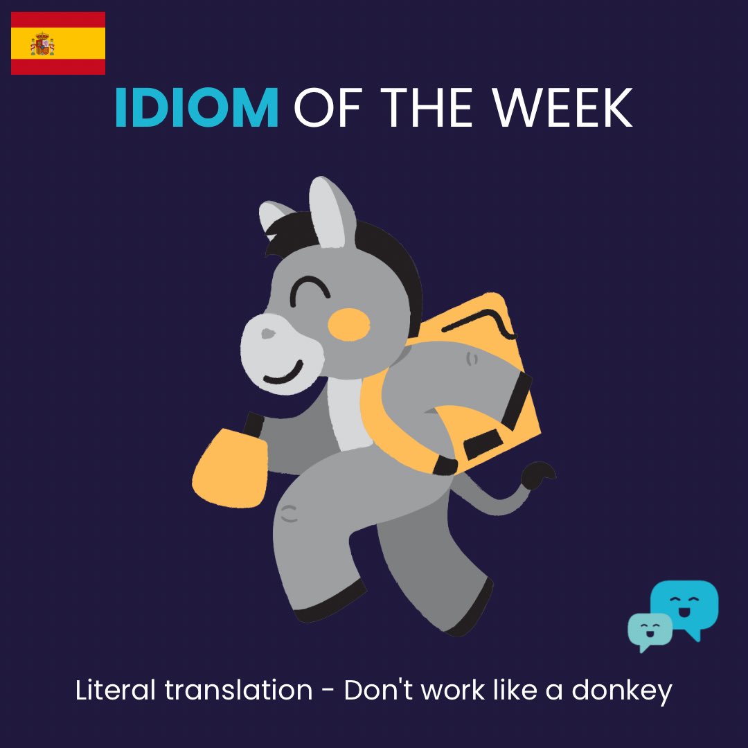 🎉 Idiom of the Week 🎉
This week is Spanish!

#idiom #spanish #languagelearning #languagenut #education #teaching #languagelearning #mfl #classroomideas