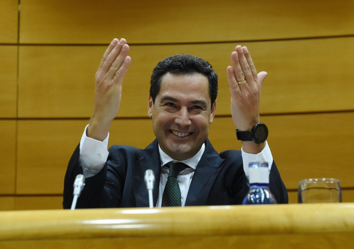 Hoy, Juanma Moreno del PP se ha subido un 22% el sueldo y pasará a ganar 87.333 euros como presidente de la Junta de Andalucía. Es el mismo que está destrozando por completo la sanidad pública andaluza.