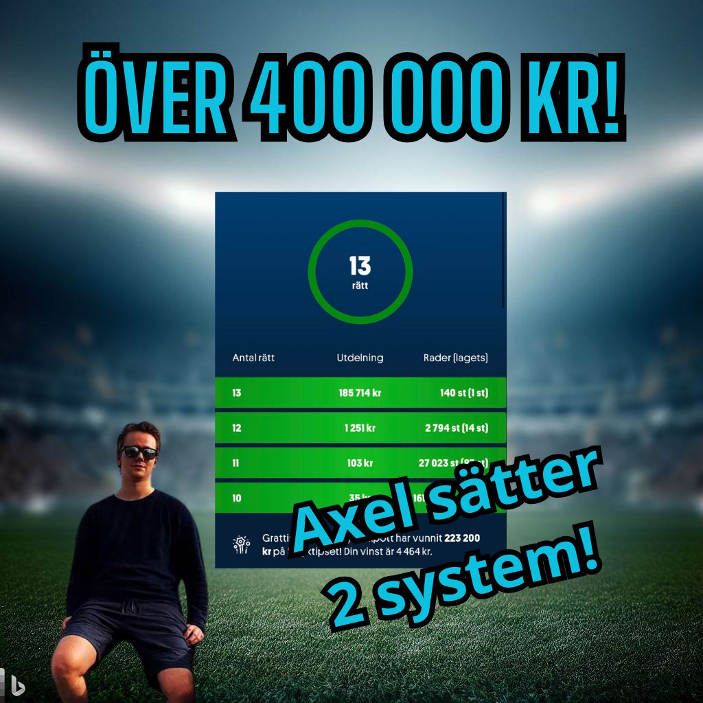 Stryktipset är ett spel där Spelcash stått för en antal fina vinster!