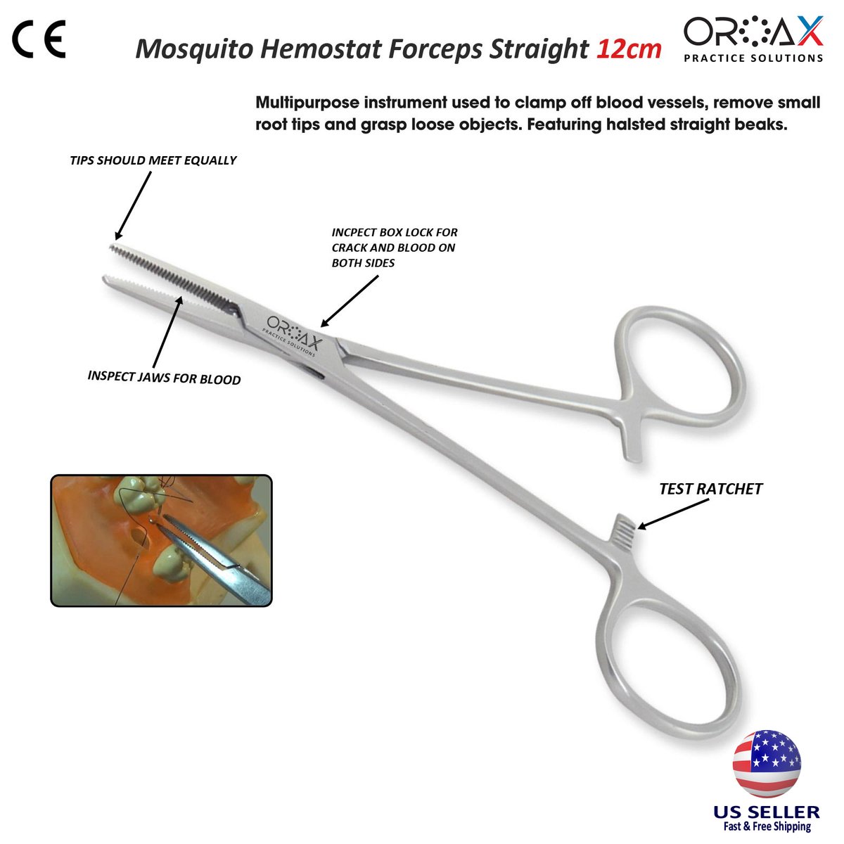 🔍 Looking for precision in surgical tools? Our Premium Mosquito Hemostat Locking Forceps in 12cm straight design offer reliable control for delicate procedures. Trust in quality for your surgical needs! 💉 #SurgicalTools #MedicalSupplies #HealthcareExcellence 🏥✨#kellyforceps