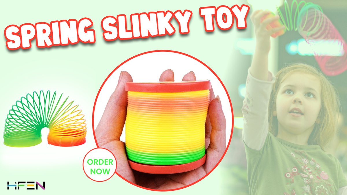 hifengroupltd's tweet image. Bounce into Spring Fun: Our Spring Slinky Toy - Where Elasticity Meets Playful Excitement!
-
-
-
Order Now👉hifen.co.uk/products/rainb…
.
.
.
.
#hifen #coilspring #rainbowspring #Wednesdayvibe
