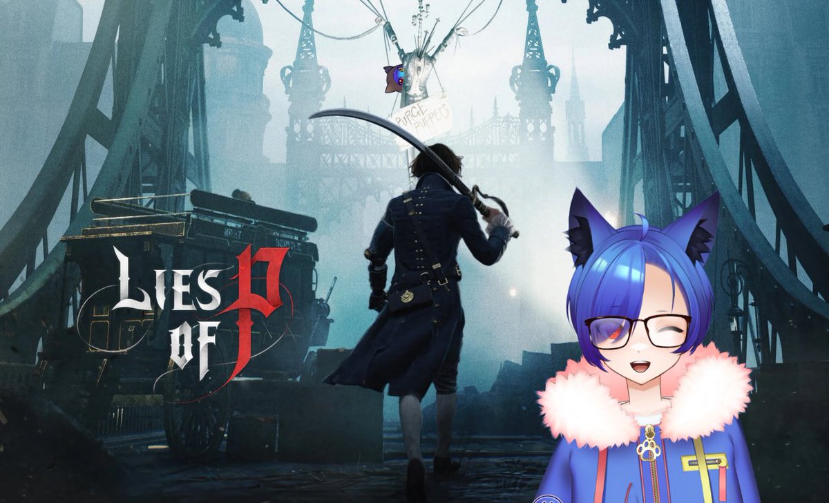 In 4 hours I'm gonna start with Lies of P.
(sorry for being a LagTuber during the stream. I hope it is not too annoying. ><)
twitch.tv/csukyhun